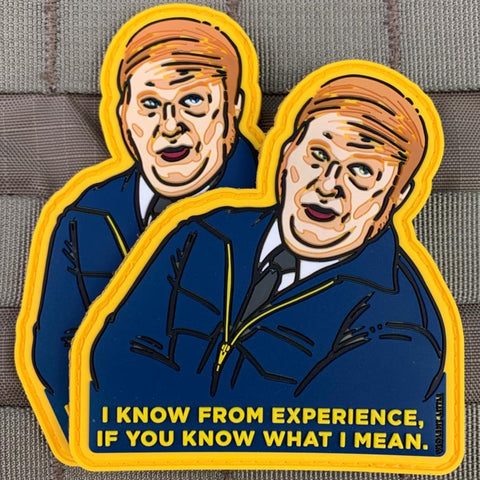 "I know from experience" PVC Patch